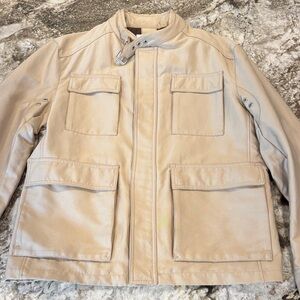 Zara Beige Military Field Jacket